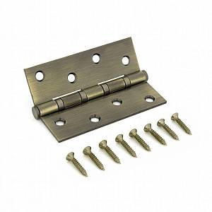 Петля Morelli универсальная врезная с 4-мя подшибн.RS 100х70х2.5-4BB AB бронза (1шт.в уп.)