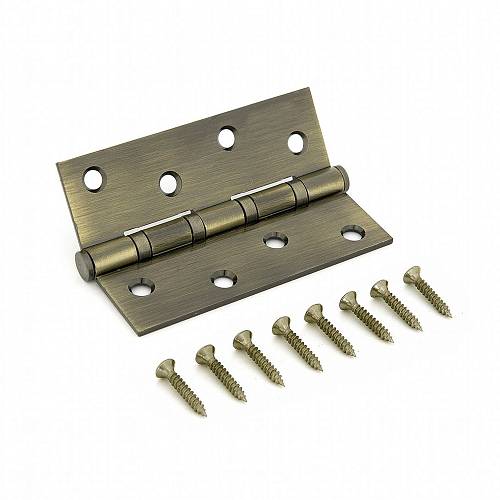 Петля Morelli универсальная врезная с 4-мя подшибн.RS 100х70х2.5-4BB AB бронза (1шт.в уп.)