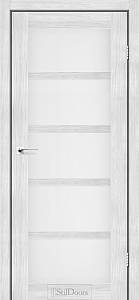 Дверне полотно Hamlet StilDoors Iталійський Горіх (800*2000) ПВХ, стекло сатин