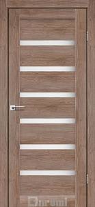 Дверь межкомнатная Darumi Vela Орех бургун (800*2000) стекло сатин белый