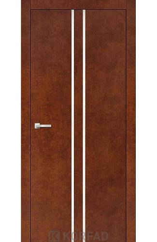 Двері Корфад АЛП-02 Кортен сталь 0,80х2 Алюміній