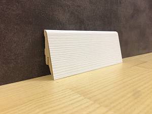 Плінтус МДФ Супер Профіль h 55 Бланко ПП1255 (2800х52х19мм) (19шт/уп/17,9кг)