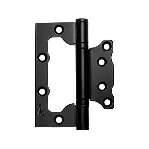 Петля Safita неврезная (бабочка) черная 100*68*2BB (3 мм.) (2 петли в 1уп) MSC  ( до 40 кг на 2 завіси)универсальная