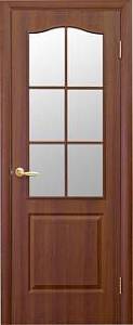 Н.С.-70 Дверне полотно ПВХ рамка (без стекла) орех 0,70х2 Украина