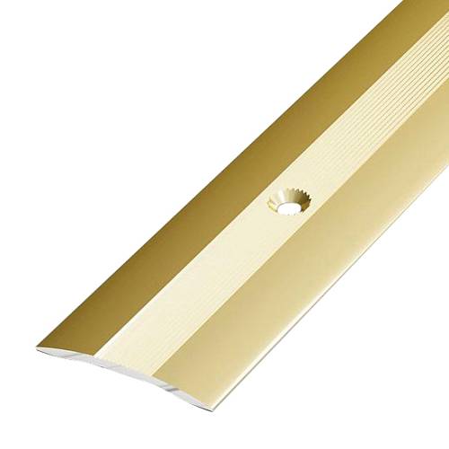 400-03 Порог Омис (40мм) рифленый золото (1800мм)