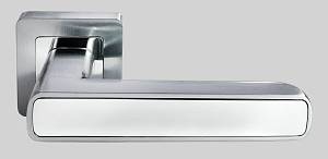 Дверные ручки Morelli Exclusive Dyi MH-44 GR/CP-S55 ЦАМFlex графит/хром