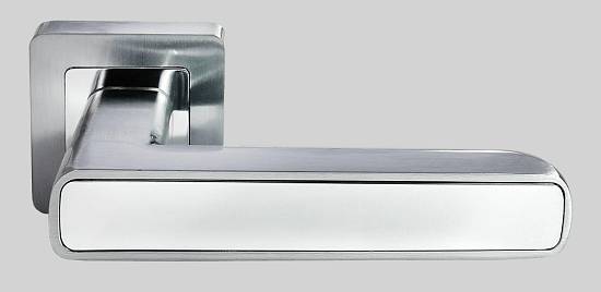 Дверные ручки Morelli Exclusive Dyi MH-44 GR/CP-S55 ЦАМFlex графит/хром