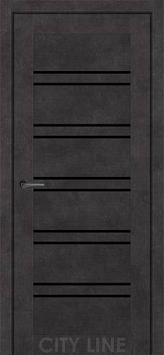 TERENZA City Line Express (800 х 2000, Онікс Сірий, Чорне скло)