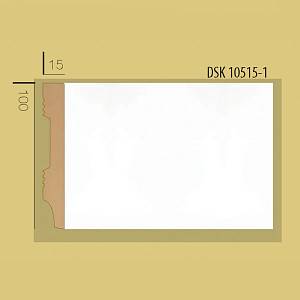 Плинтус Grant Deco DSK 10515-1 белый 100*15*2400мм (22шт/уп)