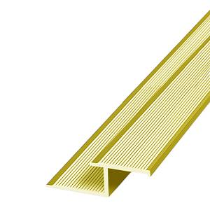 615-03 Порог Омис лестничный рифленый золото (2500мм)