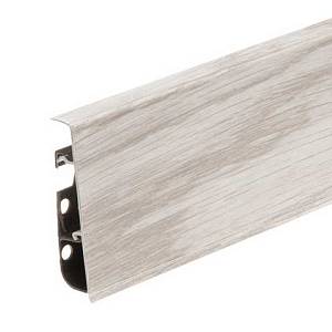 Плінтус ПВХ Hi Line Prestige Cezar Матовый №142 Ясень Балтимор (74*22*2500)