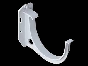 Водосточная система Альта Профиль кронштейн желоба белый ПВХ (д.125мм) (100шт/уп)