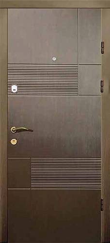 Двері вхідні Магда тип 4 модель Метал/MG 121 Ral N-291/Венге південна (вулична)
