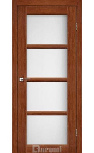 Дверь межкомнатная Darumi Avant Орех роял (800*2000) стекло сатин белый