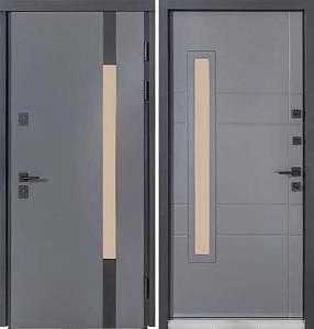 Двері Вхідні Булат Cottage 705/431 Metalic Grey/Вулична Титан 950права СЧ