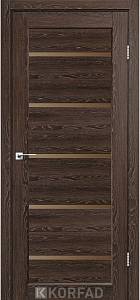 Двери Korfad Porto РR-02 дуб марсала 0,80х2000 стекло бронза