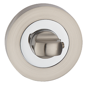 Накладка MVM на замок под WC T2 SN/PC матовый никель/полирован. хром (цинковый сплав)