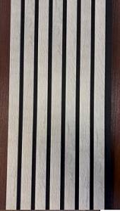 Панель Акустична Рейкова ТМ Flloor Decor (290*2750*18мм ) Дуб Світло сірий екошпон (4шт/уп) (шт)