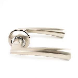 Ручка Trion на круглой розете Bella 17 AL-AL SN/CP (мат.никель/хром)