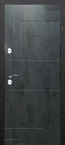 Двері вхідна квартира Магда тип-12.2-156 бетон темний/бетон темний (860*960х2050) L,R