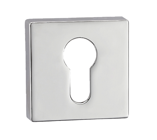 Накладка MVM на замок під циліндр Е1 CP полірований хром (цинковий сплав)