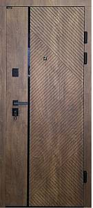 Двері вхідні Портала Тріо Лайт Адель спил коньячий 850*2040 ліва