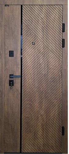 Двері вхідні Портала Тріо Лайт Адель спил коньячий 850*2040 ліва