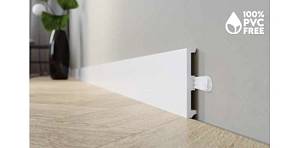 Плінтус Arbiton Fortino 80 №40 Білий (80*16*2200мм)