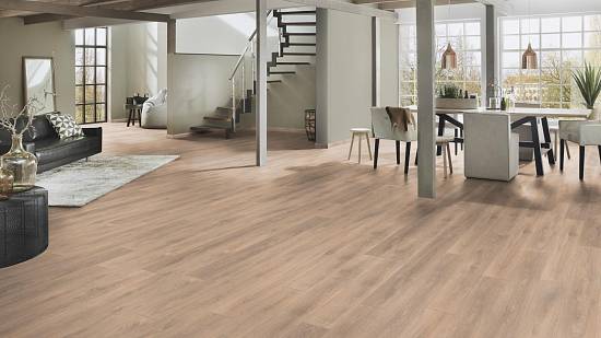 Ламінат Krono Original Super Natural Narrow 4V 8575 Дуб Світлий 32/8 AC4 (0,158кв.м) LW (12шт/уп)