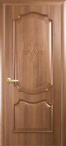Дверне полотно Новий стиль Рока золотая ольха (600*2000) ПВХ De Luxe глухая