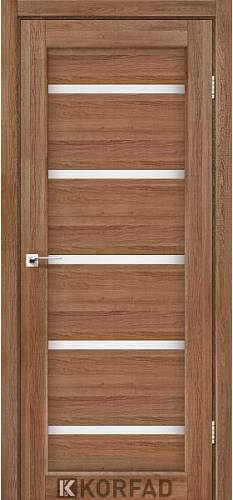 Двери Korfad Porto РR-02 дуб браш  0,80х2 стекло сатин белый
