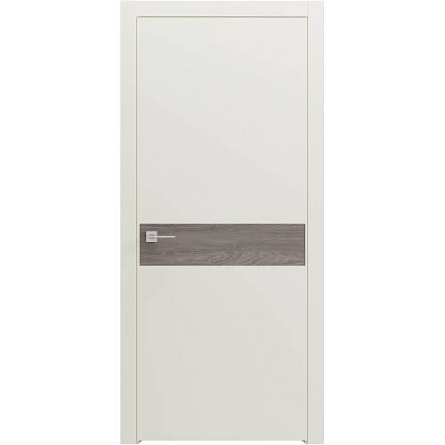 Дверне полотно Berta GL глухе бел.мат/вст. ламінат/Berta GWгл.білий мат/вст.браш LTL6015
