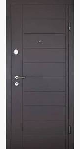 Двері вхідні уличн Abwer (Megapolis Str) Palermo(462) 860/960х2050 ( RAL 8019/Белая) глухая