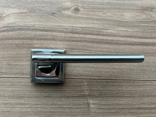 Дверные ручки Morelli Exclusive Dyi MH-21 SC/CP-S ЦАМ сатин/хром