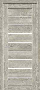 Дверь Doors Smart С018 дуб дымчатый (800*2000) экошпон, стекло сатин