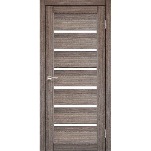 Двери Korfad Porto РR-01 дуб грей 0,80х2 сатин белый
