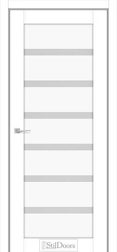 Дверне полотно FIORANO 800 х 2000, Білий мат, Сатин білий