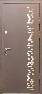 Двери Входные Магда тип 4 модель Метал Ral NО17/MG 167 Венге гориз. темный  (улица)