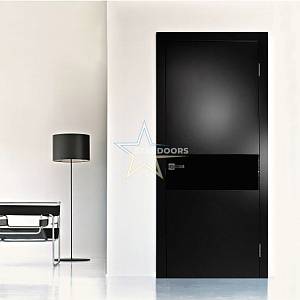 Двері Danapris ART-Decor Orta скло чорне/дзеркало