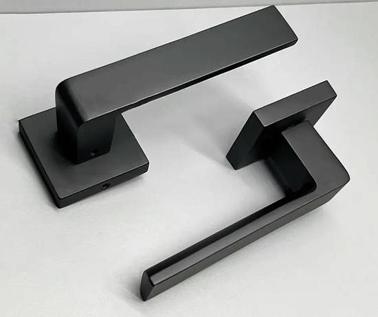 Трионна ручка на квадратній розетці Flash 49 AL-AL BM Black