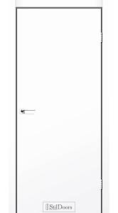 Дверне полотно LOFT StilDoors Белый мат (полипропилен) (700*2000) ПВХ, глухое (СК)