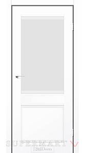 Дверне полотно CAPITAL 02 800 х 2000, Білий мат, Сатин білий