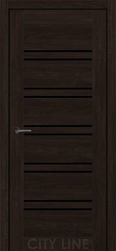 TERENZA City Line Express (600 х 2000, Артвуд  Шоколад, Чорне скло)