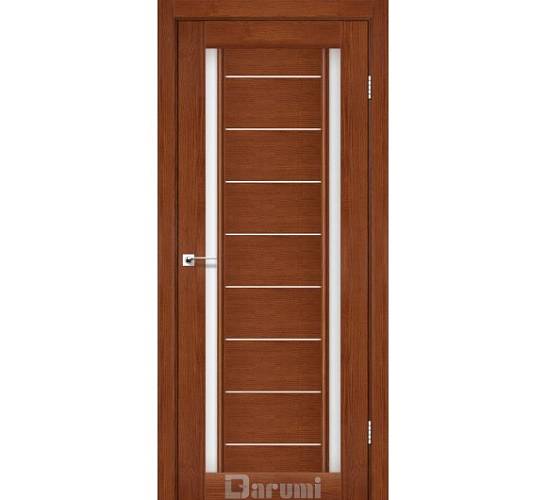 Дверь межкомнатная Darumi Madrid Орех роял (800*2000) стекло сатин белый