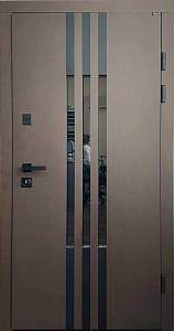 Двері вхідні Портала ТРІО ТЕРМО ПОЛІМЕР 850*2040 ліва  Полімер Дуб темн патина/ Wild oak 12+ЧКФ