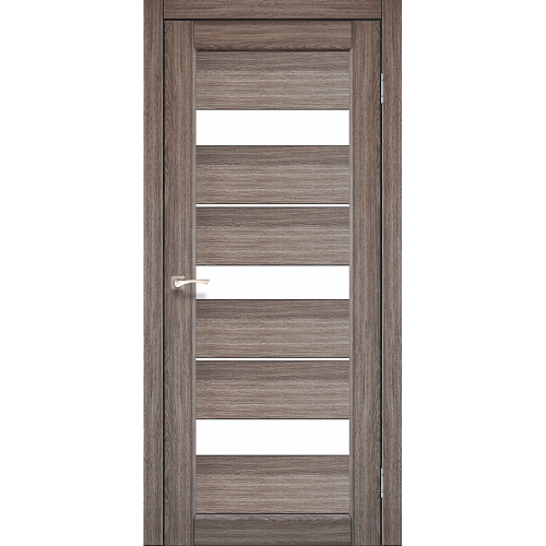 Двери Korfad Porto PR-12 дуб грей 0,80х2 сатин белый