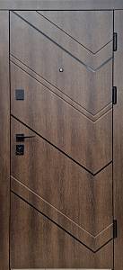 Двері вхідні Форт Нокс Стандарт Дрімвуд темний/Полотно Норд Антискрейч 850 х 2030 ліва