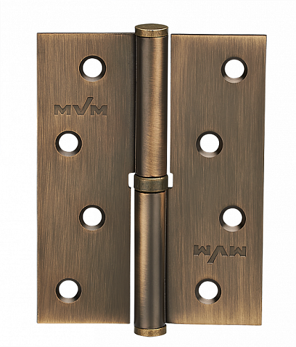 Петля Linde  H - 100 L MACC (100*75*2,5мм) левая матовая бронза (1 петля в уп)