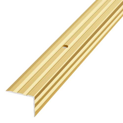 696-03 Порог Омис (20*20мм) угол фигурный золото (1800мм)