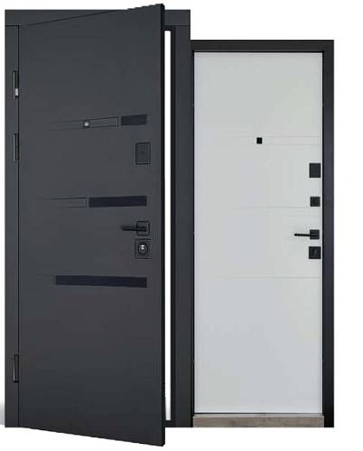 Двері вхідні Abwehr (Classik )489 Safira 860/960х2050 (венге темний/венге темний)